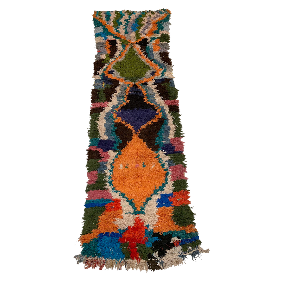 Colorful art deco Moroccan berber runner - Kantara | Moroccan Rugs