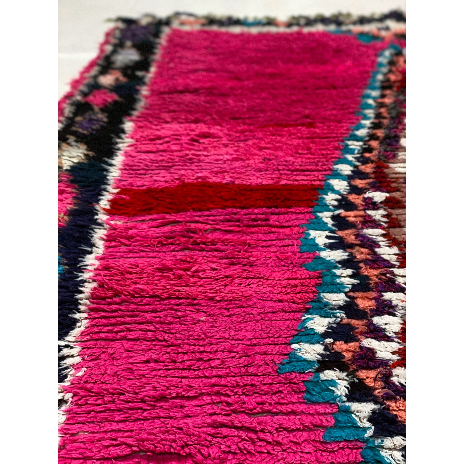 Colorful pink Moroccan playroom rug - Kantara | Moroccan Rugs