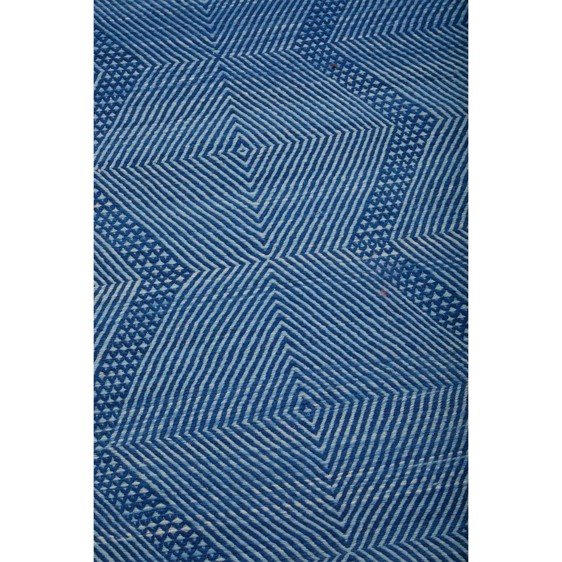 Large blue Moroccan kilim rug - Kantara | Moroccan Rugs