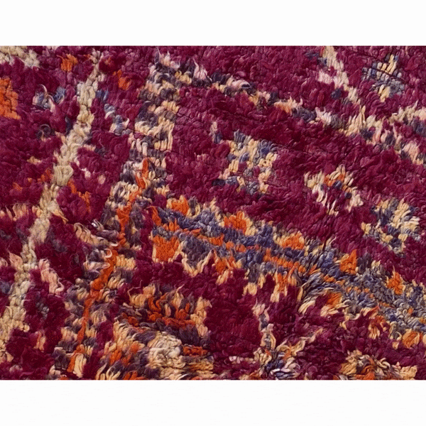 Berry purple boho chic Moroccan rug - Kantara | Moroccan Rugs
