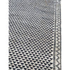 White and black flat woven Moroccan kilim rug - Kantara | Moroccan Rugs