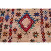 Geometric Moroccan berber carpet with colorful details - Kantara | Moroccan Rugs