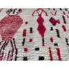 Cream colored vintage Moroccan rug with pink and red pattern - Kantara | Moroccan Rugs