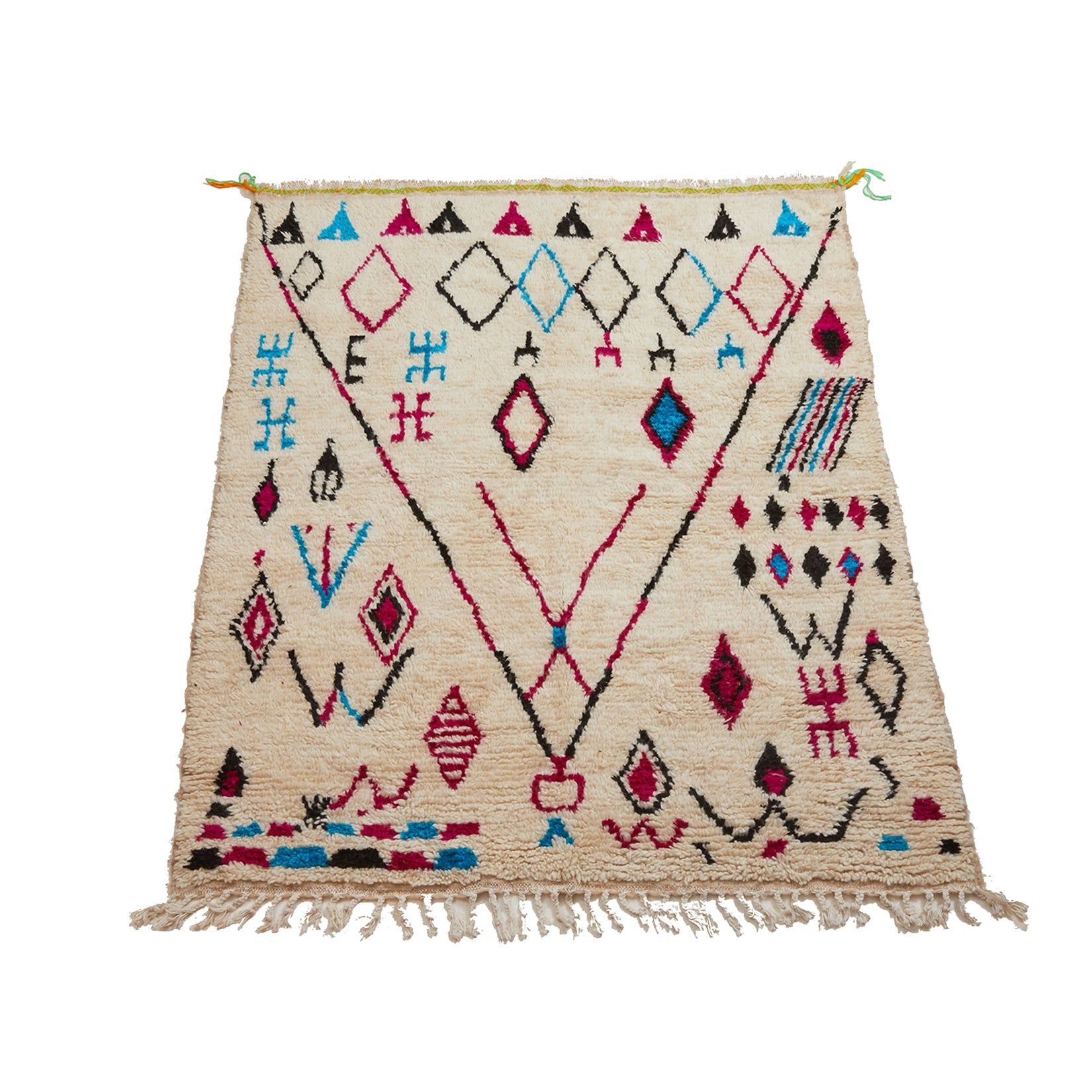 Medium sized off white Moroccan berber carpet - Kantara | Moroccan Rugs