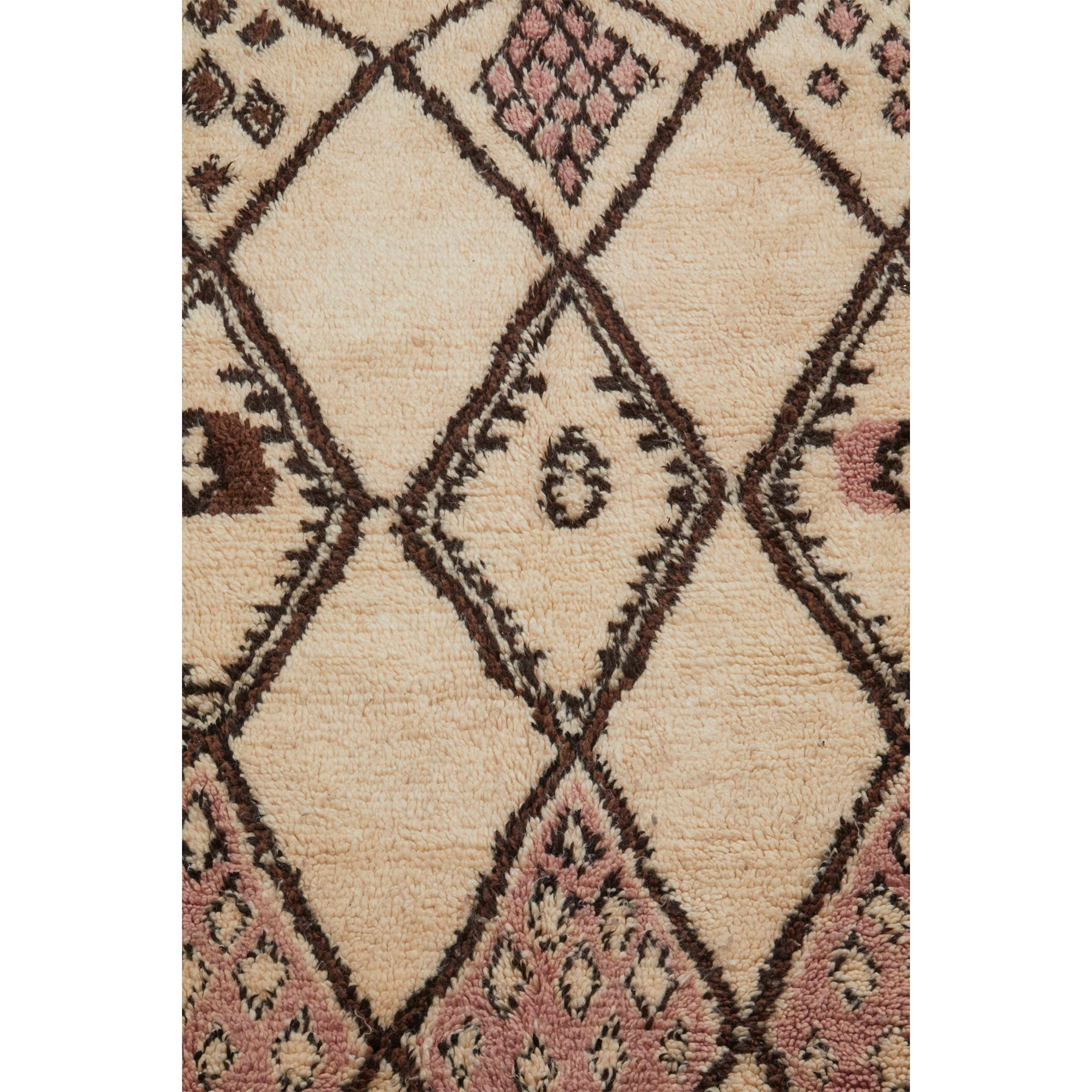 Contemporary boho chic off white Moroccan berber carpet - Kantara | Moroccan Rugs