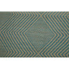 Contemporary blue Moroccan flatweave kilim with geometric design - Kantara | Moroccan Rugs