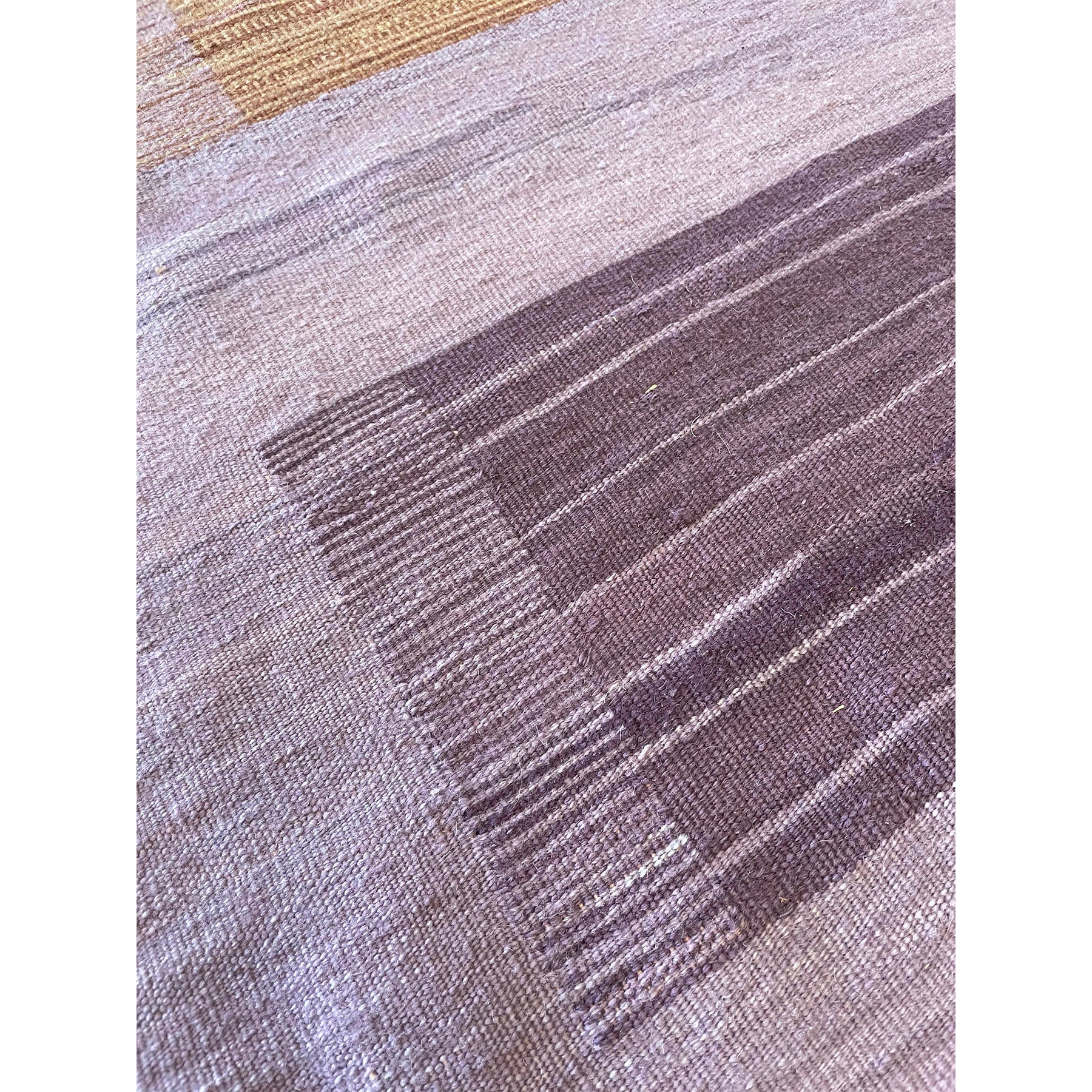 Custom designed purple Moroccan berber flatweave runner rug - Kantara | Moroccan Rugs