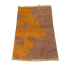 Contemporary art deco Moroccan throw rug in yellow - Kantara | Moroccan Rugs
