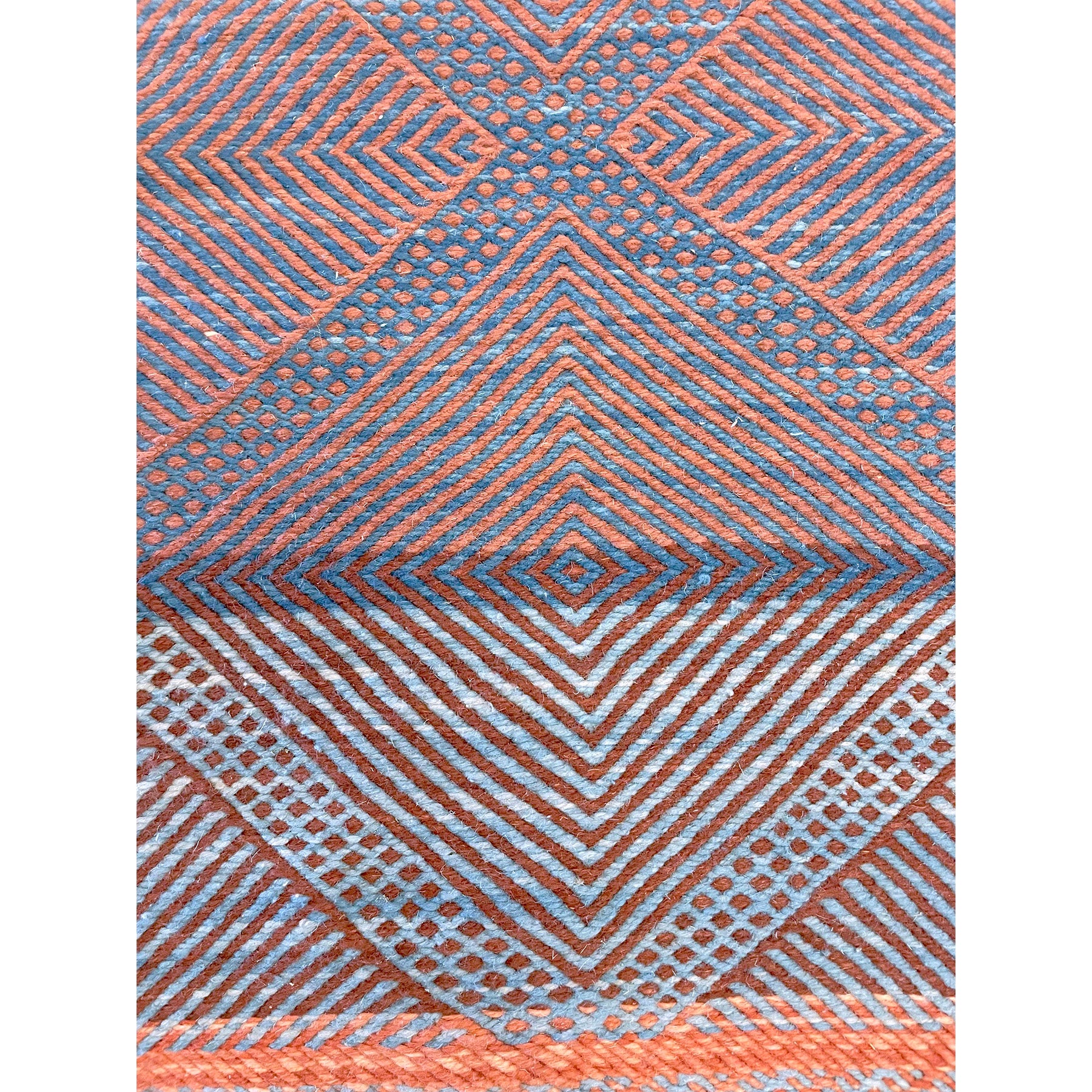 Purple, pink, and blue Moroccan berber kilim area rug - Kantara | Moroccan Rugs