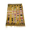 Yellow Boujaad style Moroccan rug with abstract pattern - Kantara | Moroccan Rugs