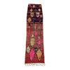 Abstract art deco vintage red Moroccan runner - Kantara | Moroccan Rugs