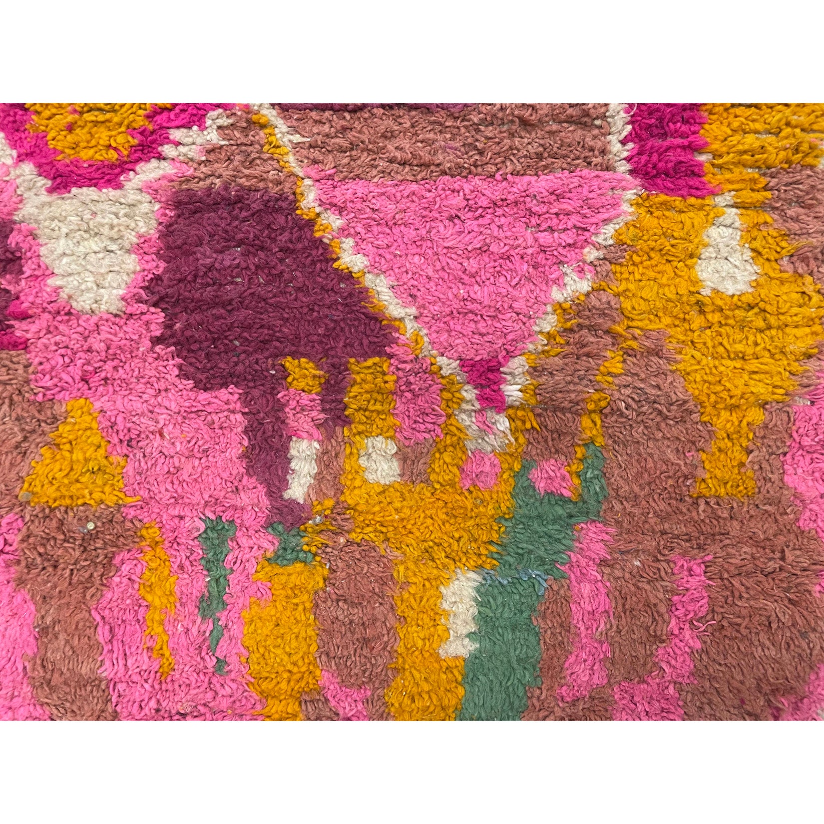 Colorful vintage Moroccan berber runner rug - Kantara | Moroccan Rugs