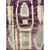Purple, green, and white Moroccan runner rug - Kantara | Moroccan Rugs