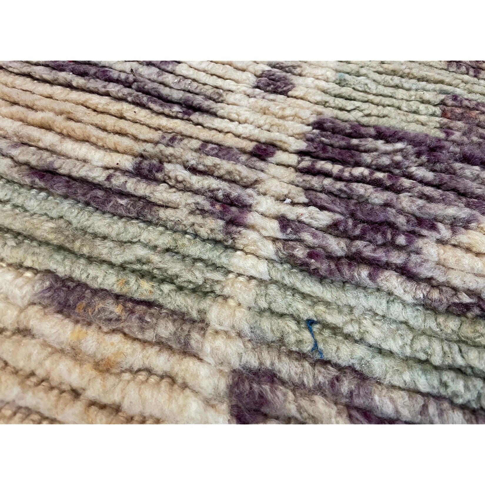 Colorful vintage purple Moroccan runner rug - Kantara | Moroccan Rugs