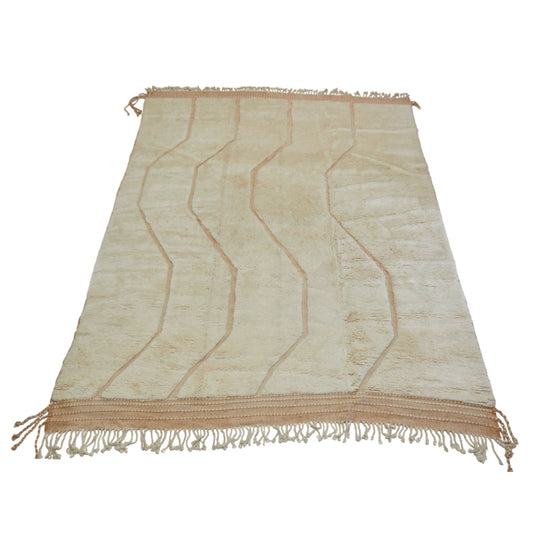 White oversized handwoven Moroccan rug - Kantara | Moroccan Rugs