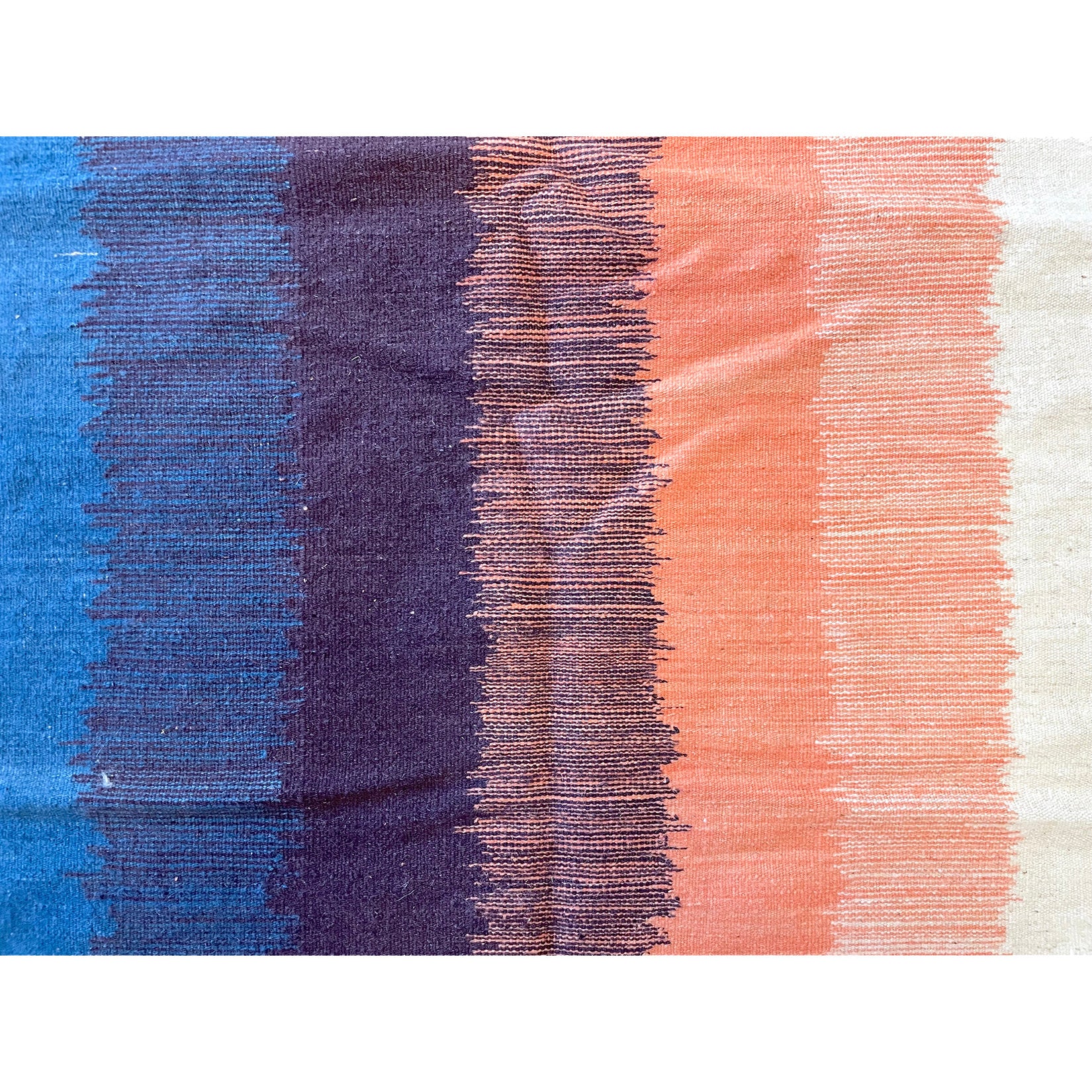 Custom Moroccan flatweave runner with colorful design - Kantara | Moroccan Rugs