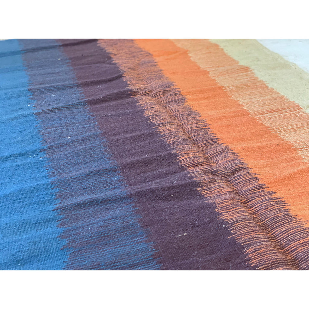 Contemporary boho chic Moroccan flatweave runner rug - Kantara | Moroccan Rugs