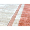 White Moroccan berber carpet with ballet pink details - Kantara | Moroccan Rugs
