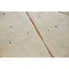 Custom Moroccan oversize rug in white, gold, and blue - Kantara | Moroccan Rugs