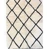 Small Moroccan berber diamond throw rug - Kantara | Moroccan Rugs