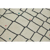 Contemporary white and black Moroccan trellis flatweave kilim - Kantara | Moroccan Rugs