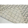 Flatwoven Moroccan area rug with minimalist trellis design - Kantara | Moroccan Rugs