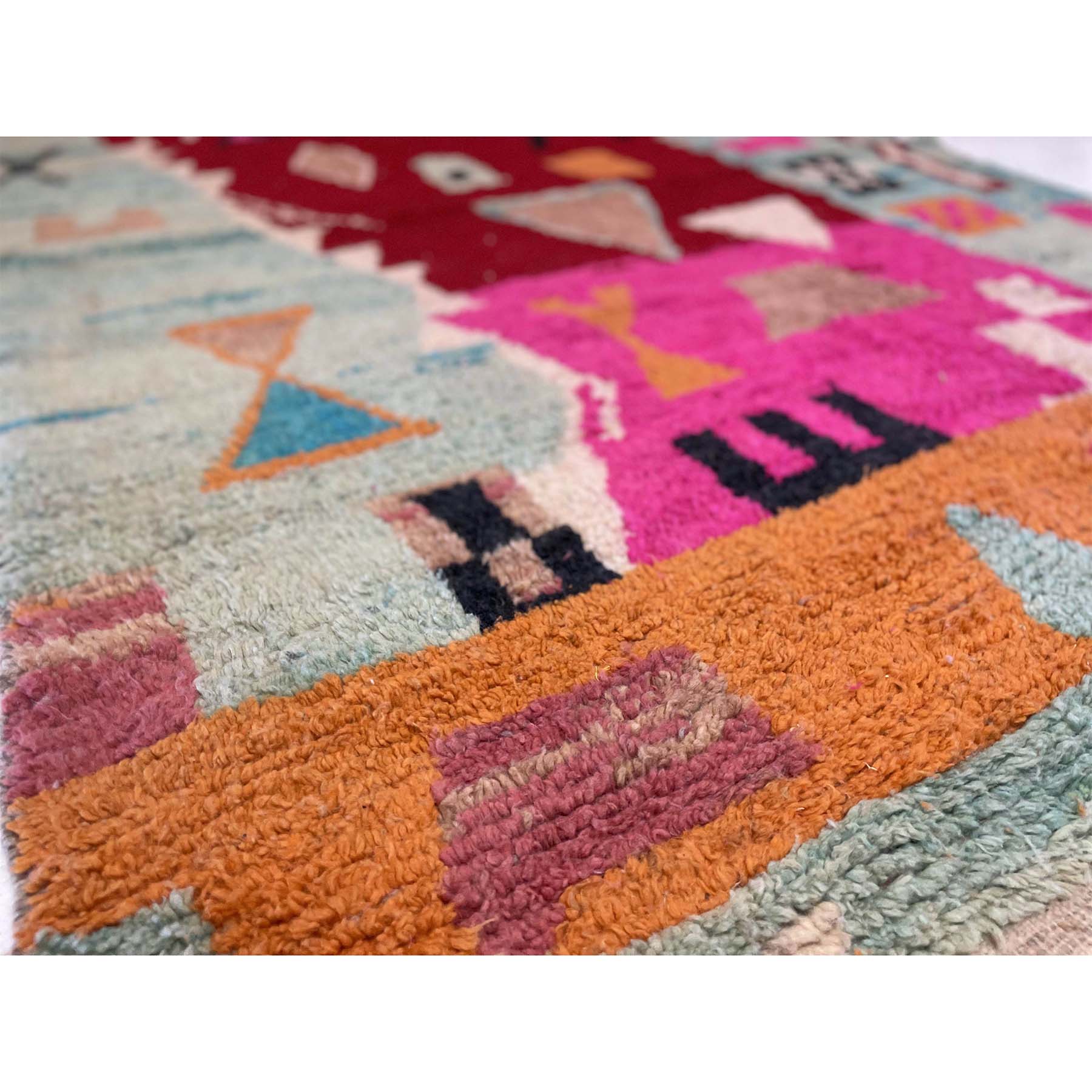 Handwoven art deco Moroccan berber rug - Kantara | Moroccan Rugs