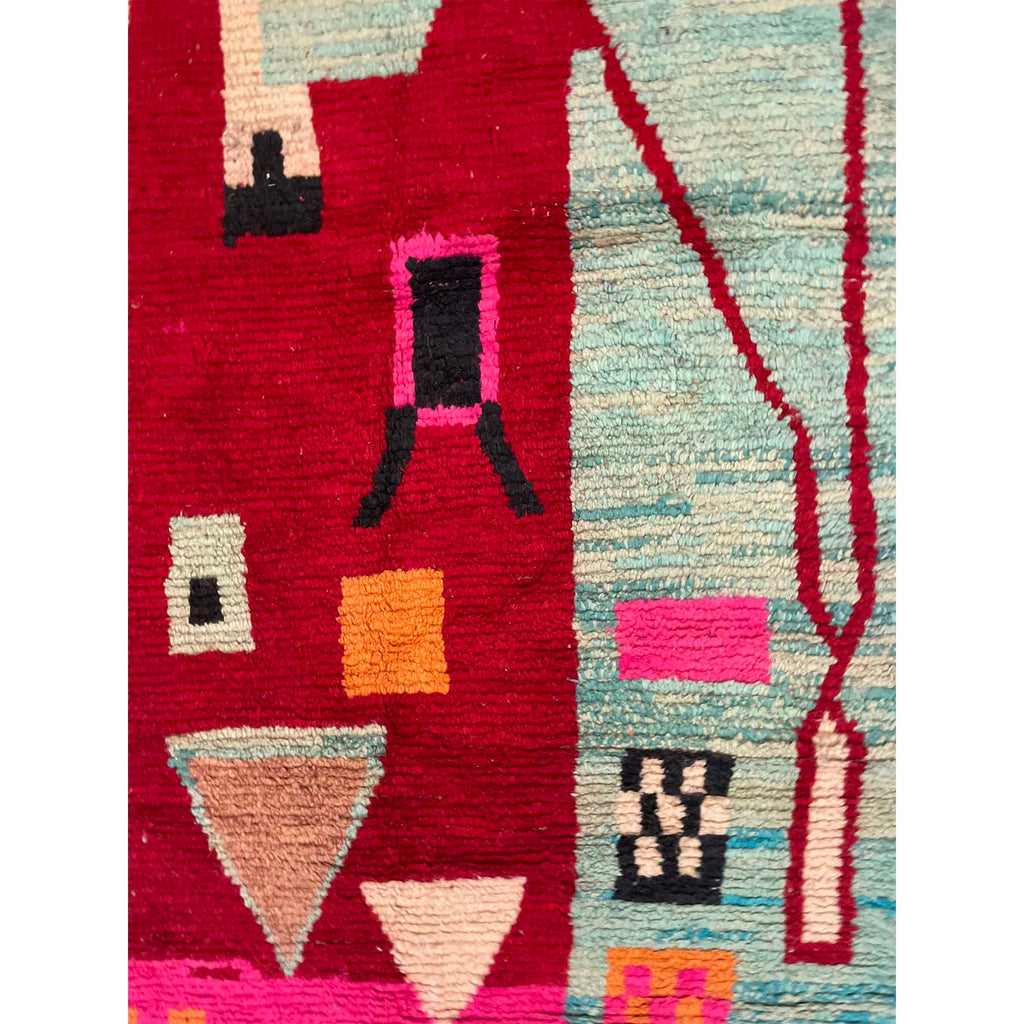 Contemporary Boujaad style Moroccan area rug - Kantara | Moroccan Rugs