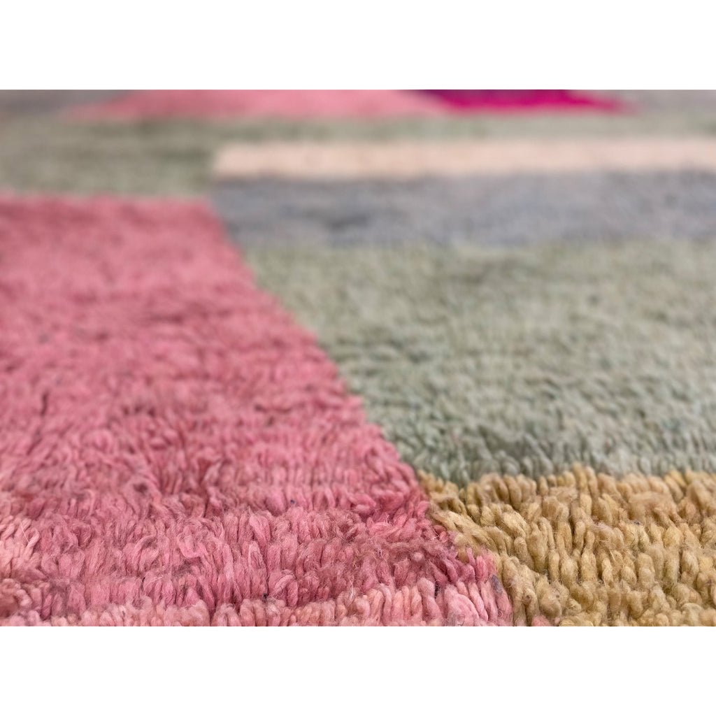 Handwoven wool Moroccan area rug with colorful design - Kantara | Moroccan Rugs