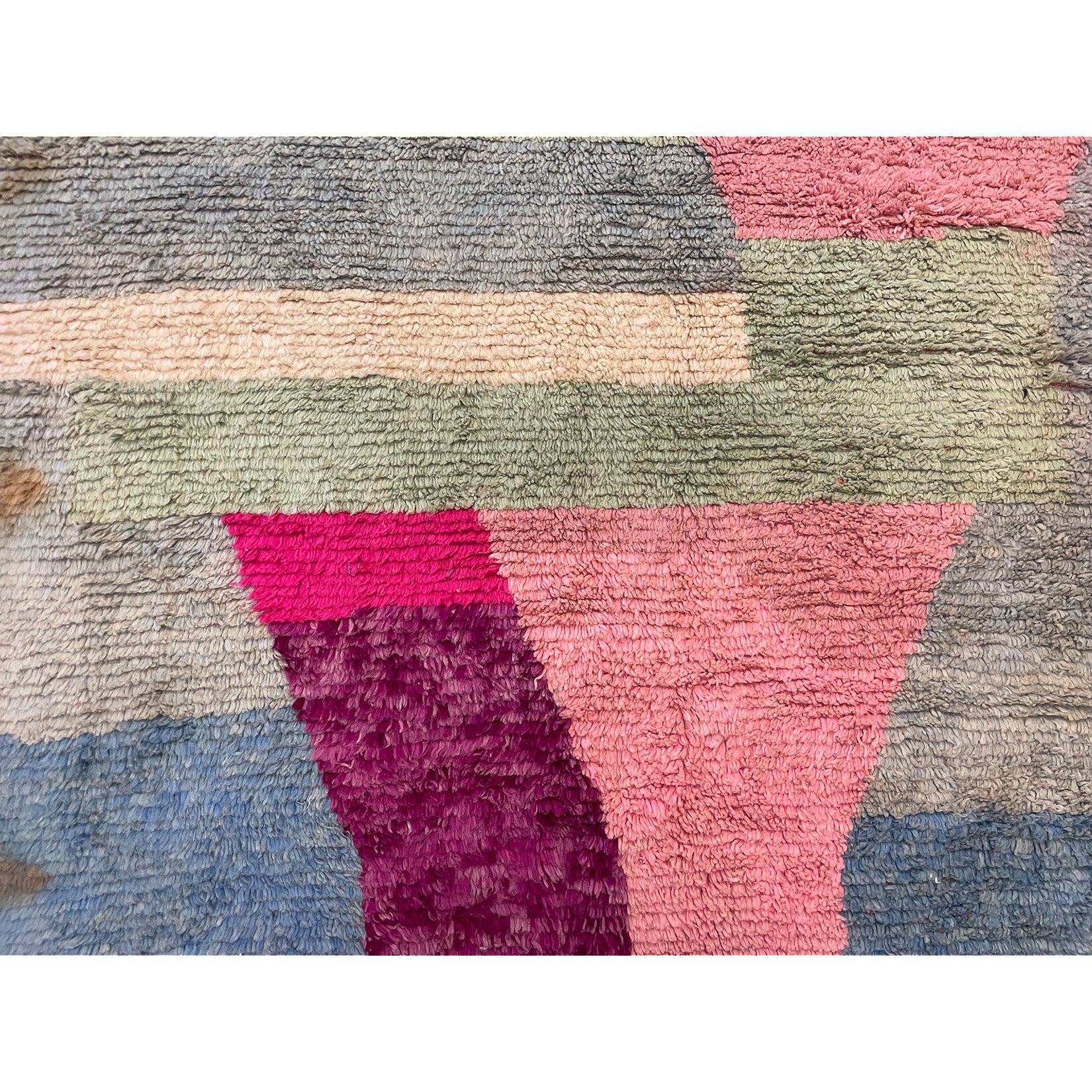 Vibrant art deco Moroccan berber carpet - Kantara | Moroccan Rugs