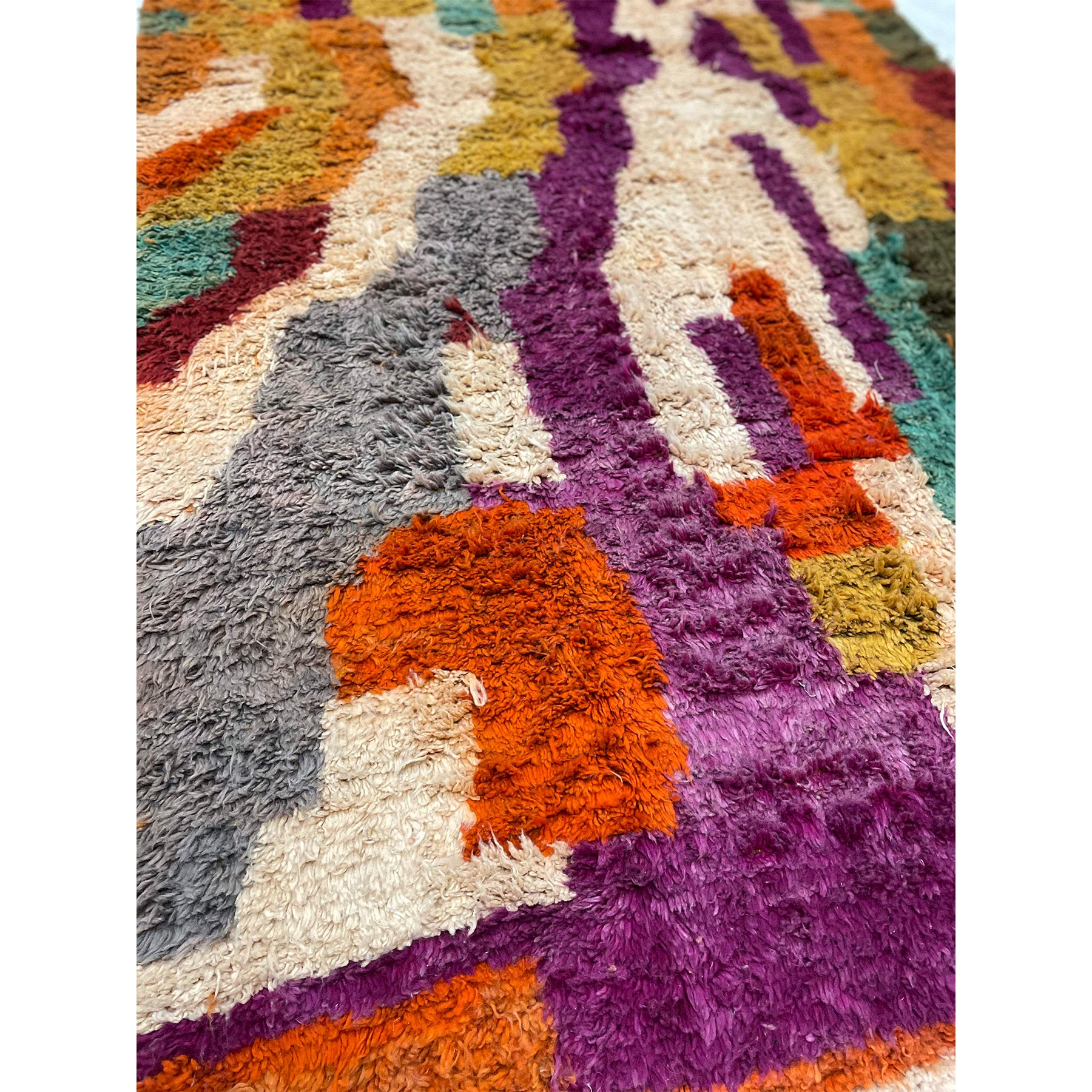 Handwoven colorful Moroccan area rug - Kantara | Moroccan Rugs