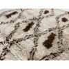 Brown and white Moroccan berber diamond runner rug - Kantara | Moroccan Rugs