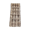 White and brown Moroccan trellis rug - Kantara | Moroccan Rugs