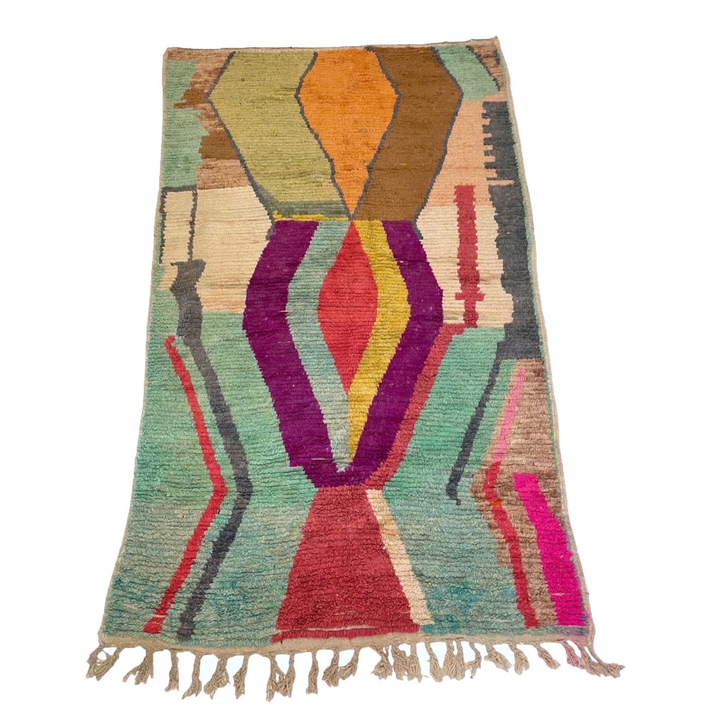Abstract art deco Moroccan area rug - Kantara | Moroccan Rugs