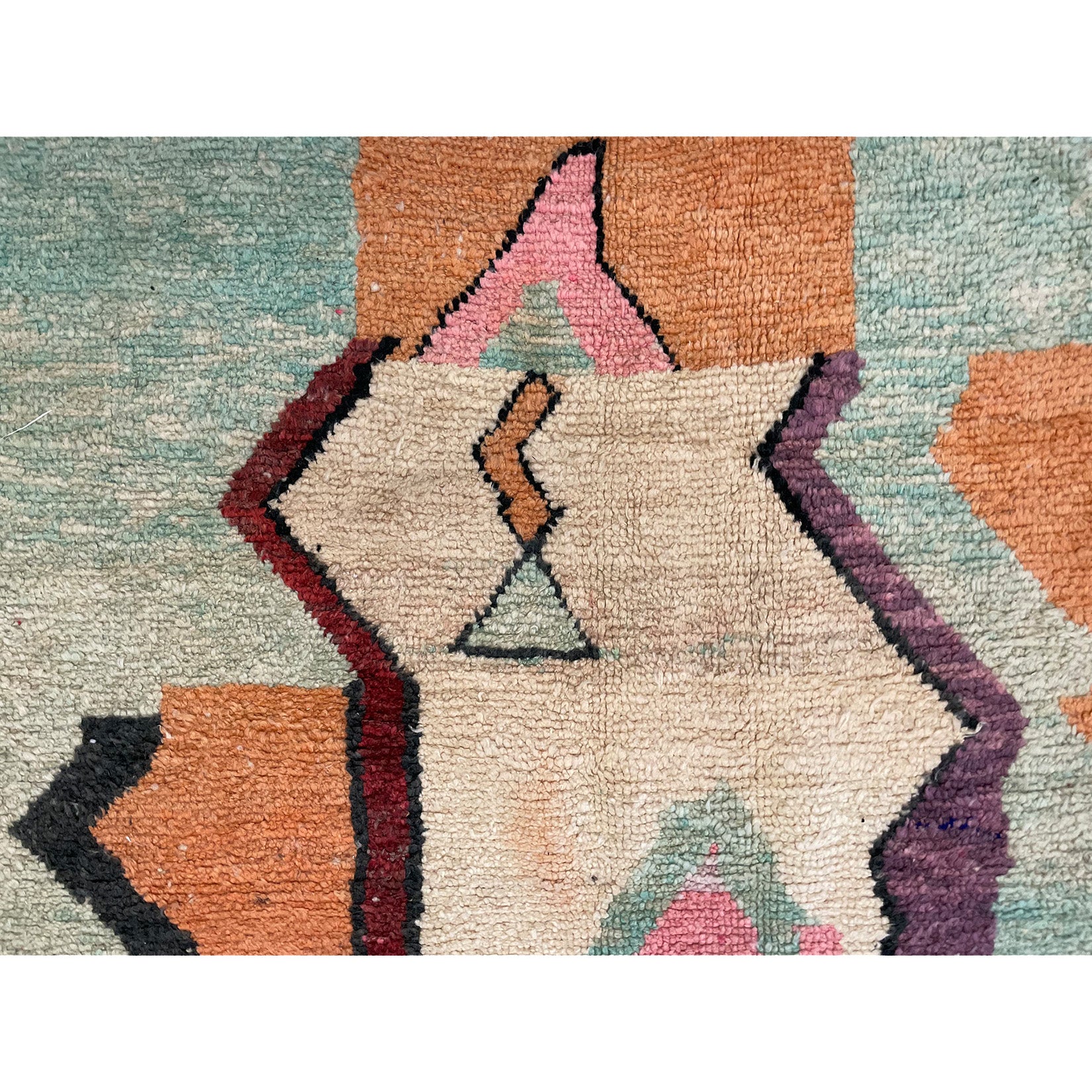 Hand knotted Boujaad style Moroccan berber carpet - Kantara | Moroccan Rugs