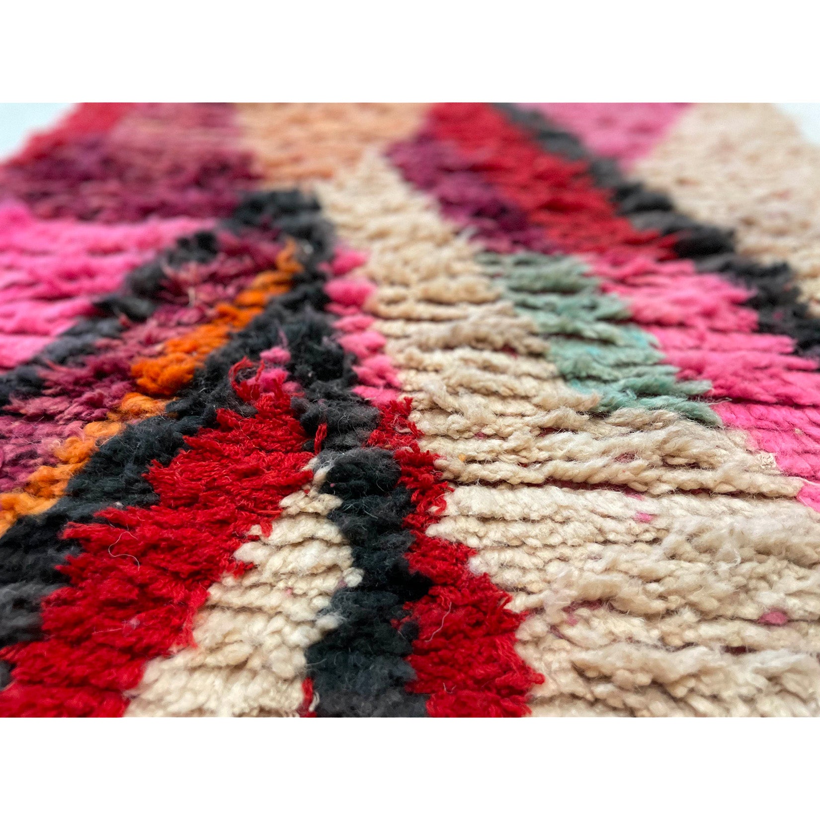 Colorful art deco Moroccan runner rug - Kantara | Moroccan Rugs