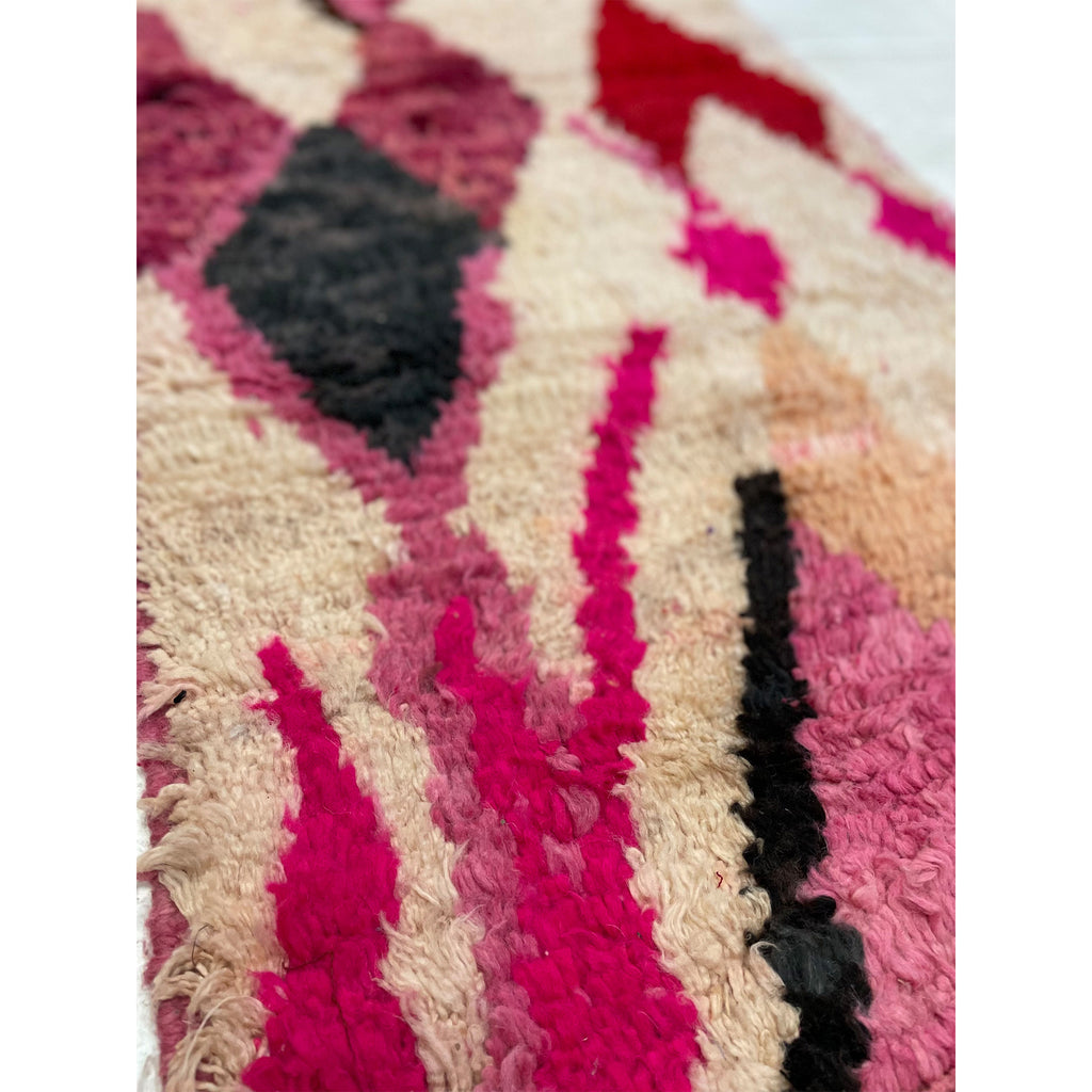 Abstract handwoven Moroccan berber runner - Kantara | Moroccan Rugs