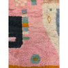 Hand knotted pink wool Moroccan entryway rug - Kantara | Moroccan Rugs
