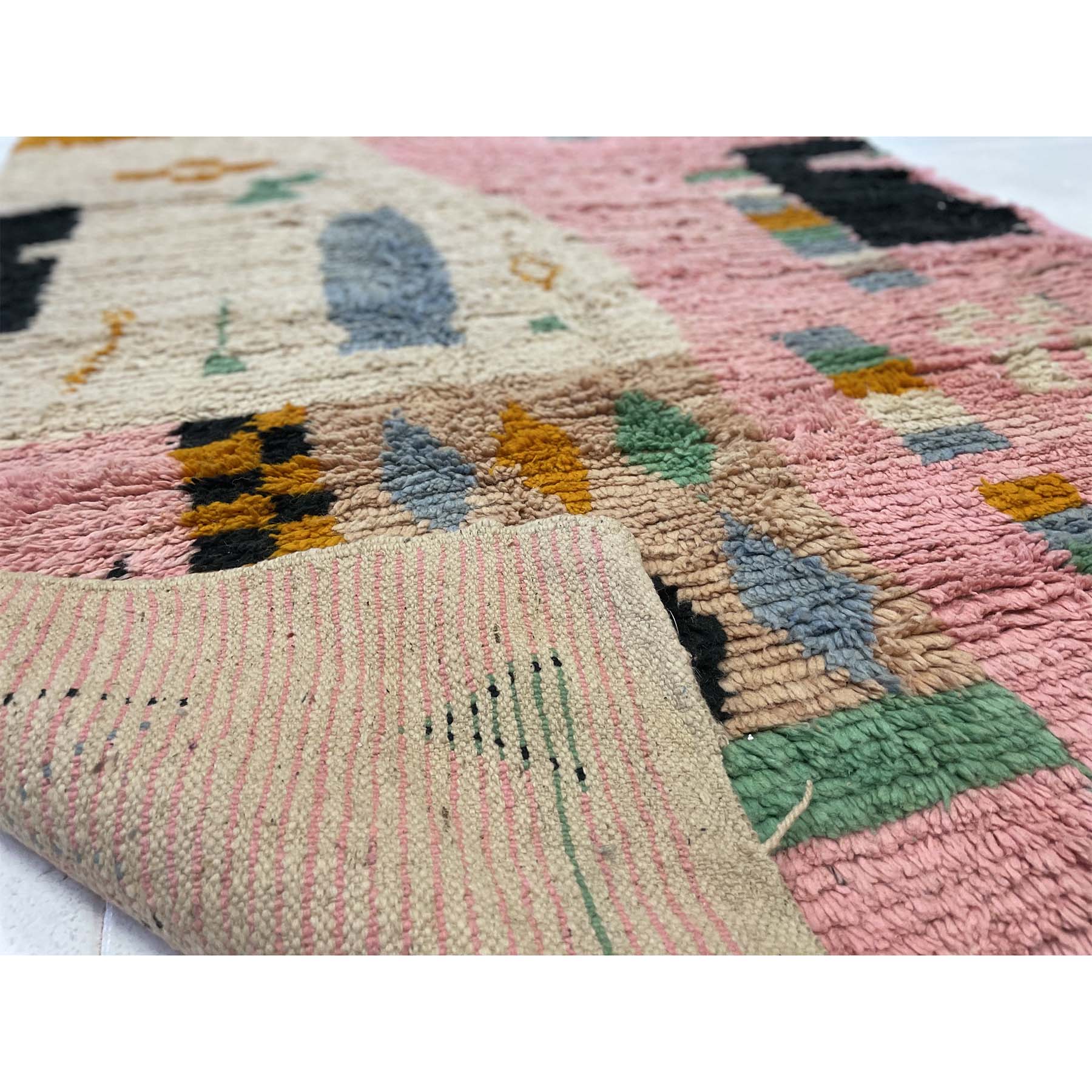 Boho chic pink Moroccan berber rug - Kantara | Moroccan Rugs