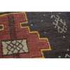 Plush handwoven Moroccan rug with red and brown details - Kantara | Moroccan Rugs