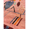 Hand knotted pink colorful Moroccan living room rug - Kantara | Moroccan Rugs