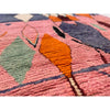 Pink Moroccan rug with seafoam green, orange, and purple diamond motifs - Kantara | Moroccan Rugs