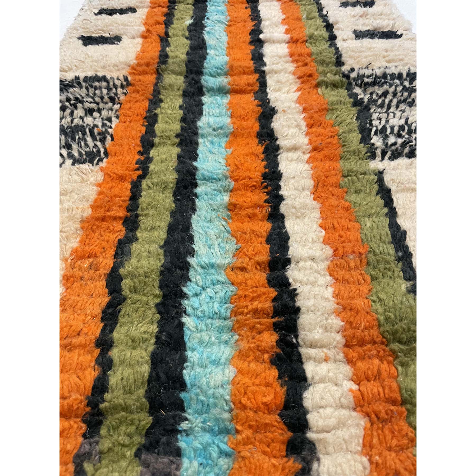 Art deco Moroccan runner rug with stripes - Kantara | Moroccan Rugs