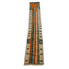 Contemporary orange and white long Moroccan runner rug - Kantara | Moroccan Rugs