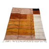 Funky art deco Moroccan berber rug in burnt orange - Kantara | Moroccan Rugs