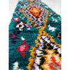 Long Moroccan hallway runner rug in green - Kantara | Moroccan Rugs