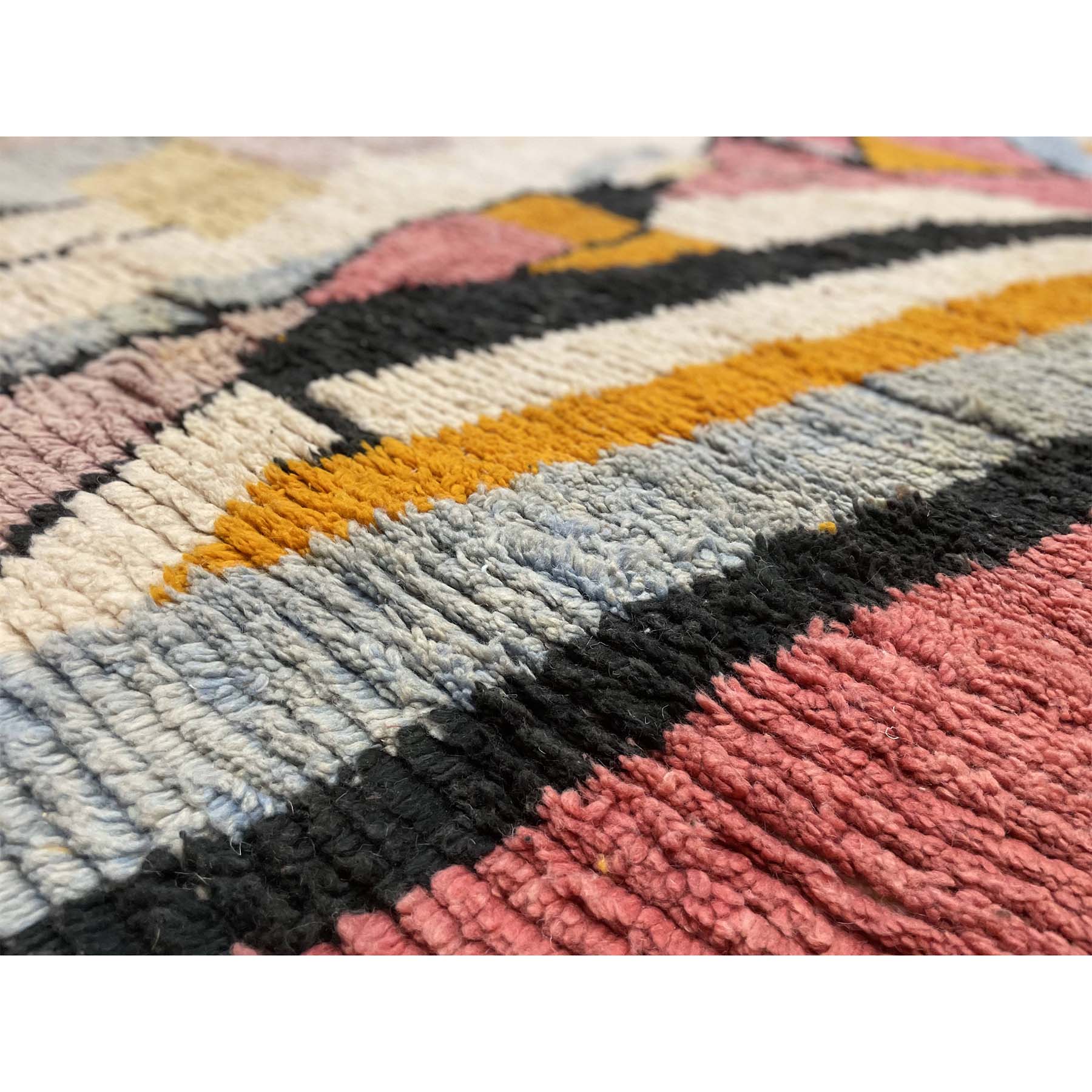 Contemporary art deco wool Moroccan rug - Kantara | Moroccan Rugs