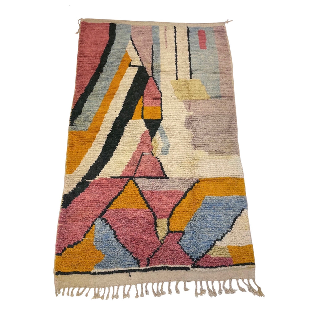 Colorful Moroccan Boujaad area rug - Kantara | Moroccan Rugs