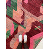 One-of-a-kind red, pink, purple, and green Moroccan rug - Kantara | Moroccan Rugs