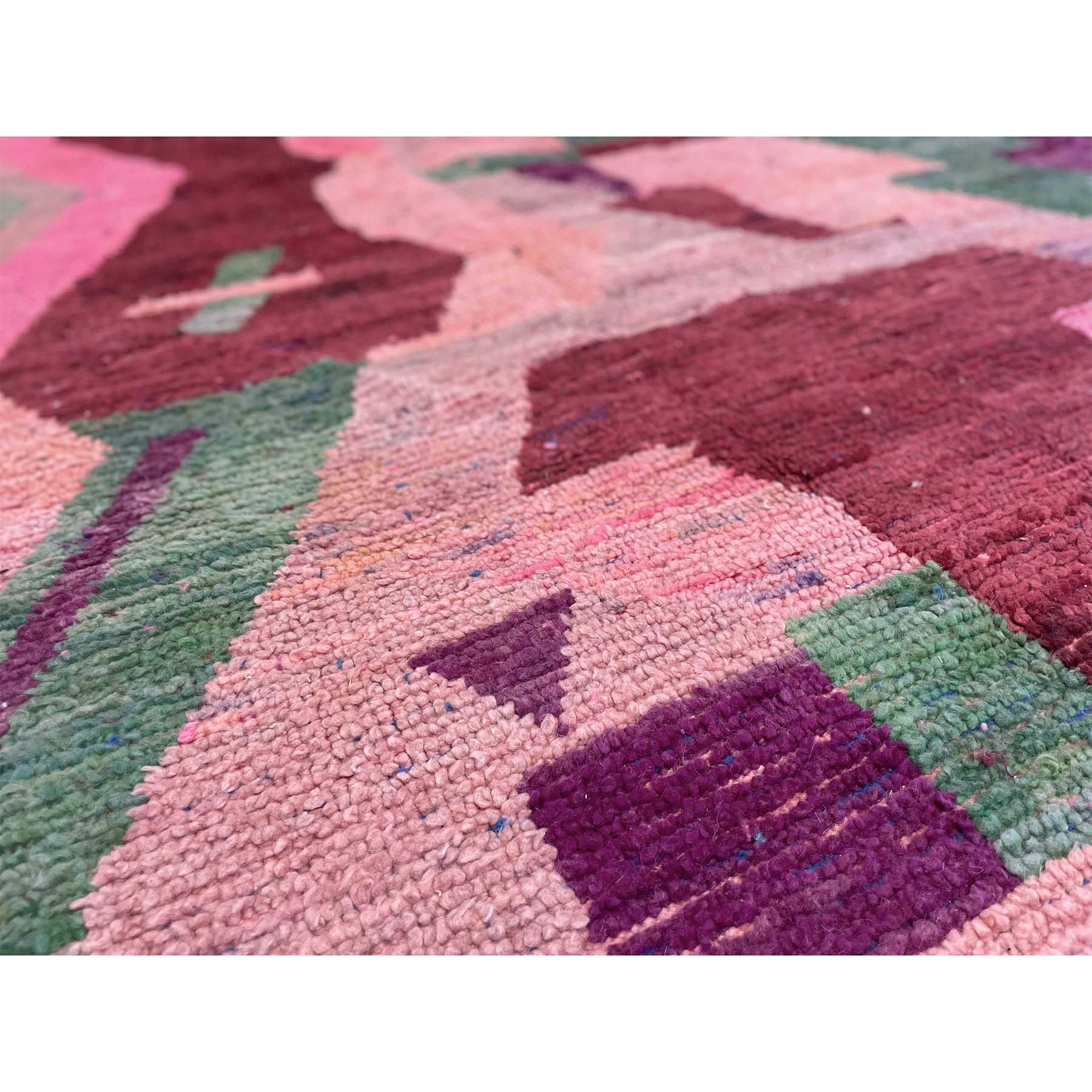 Colorful abstract art deco Moroccan living room rug - Kantara | Moroccan Rugs